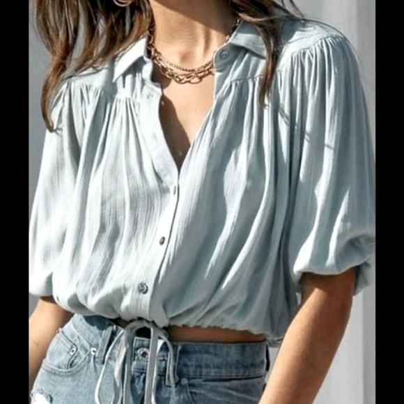 Nwt blue silver bottom down top - Picture 1 of 4